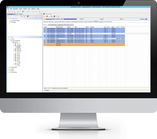 MaxDb Database Cockpit